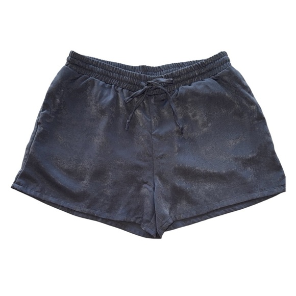 Harlowe & Graham Slate Gray 3” Sleep Shorts Elastic Drawstring Waistband Sz M - Picture 1 of 7